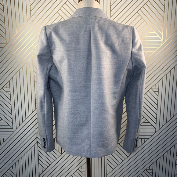 Gerard Darel Gray Wool Double Breasted Blazer - Picture 7 of 11